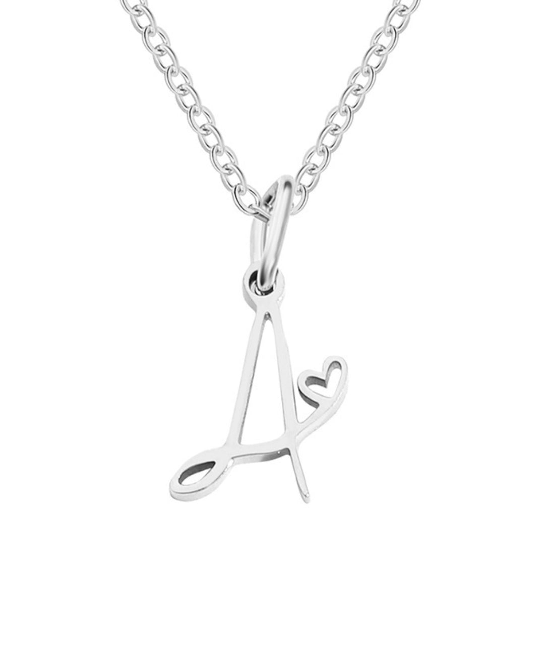 Letter Pendant Necklace