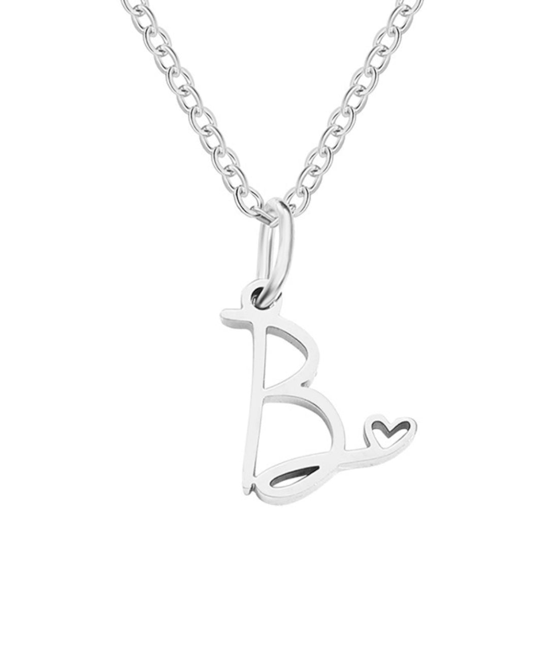 Letter Pendant Necklace