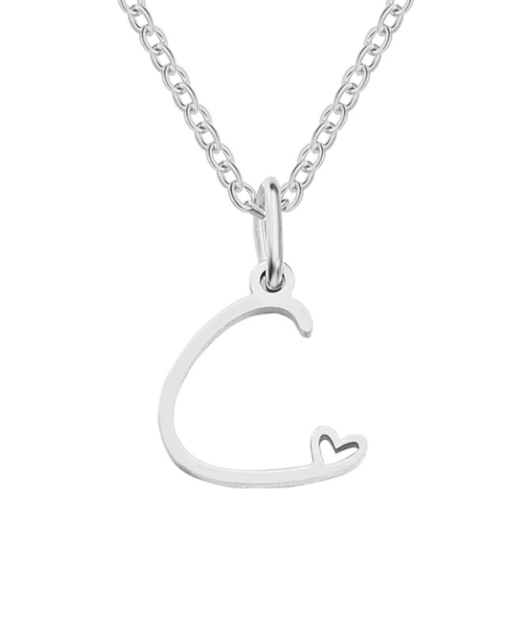 Letter Pendant Necklace