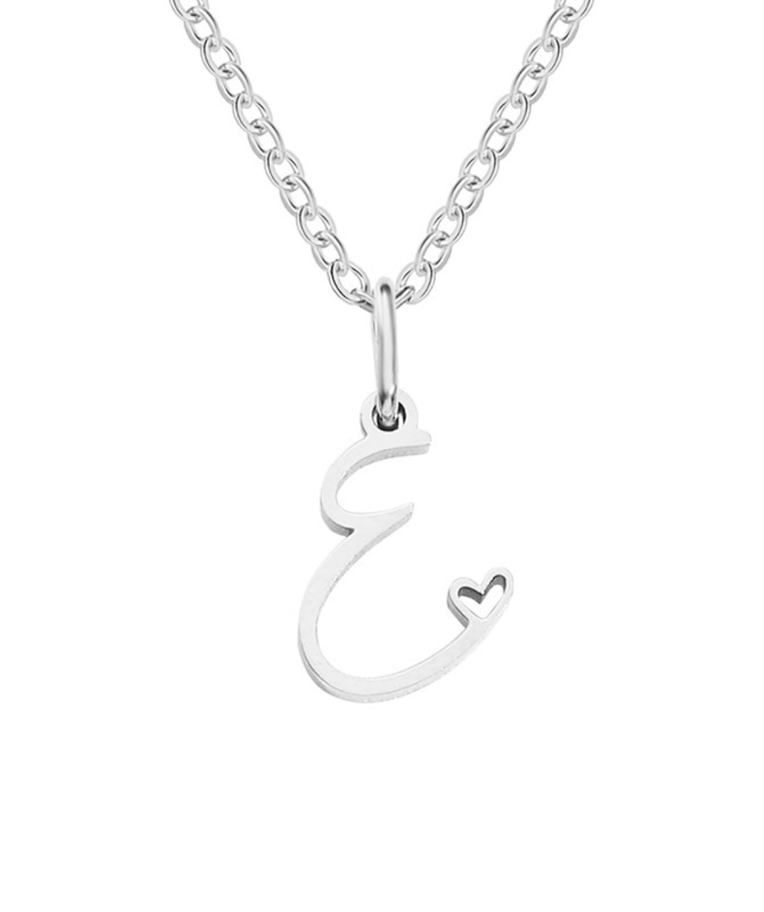 Letter Pendant Necklace