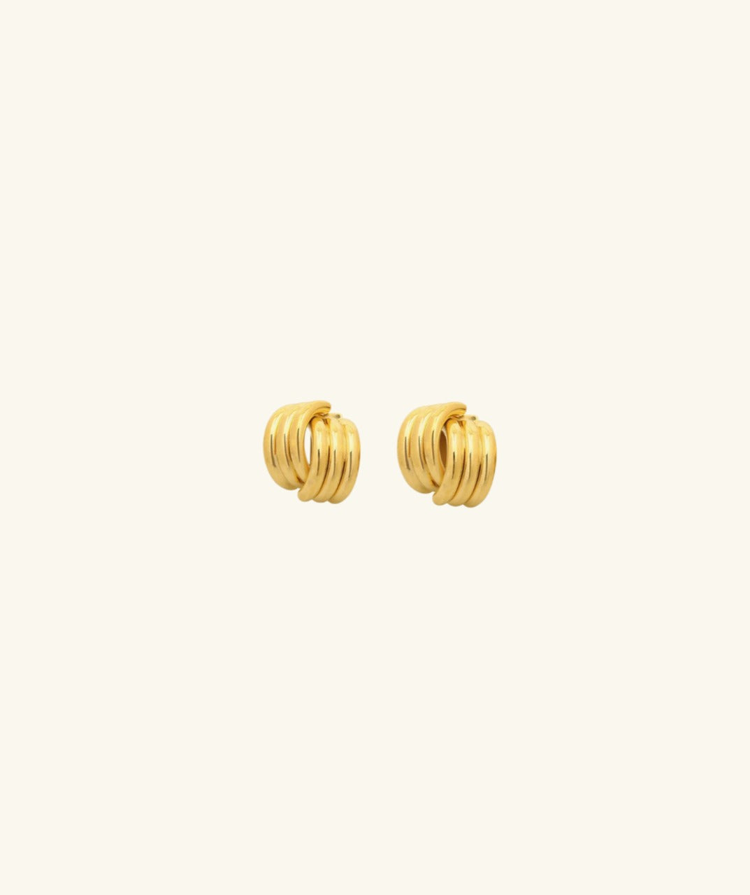 Unique Line Stud Earrings