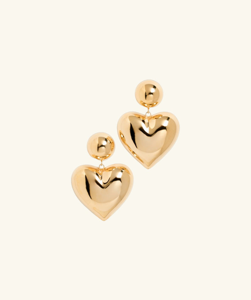 【HYERES LOR】23SS★ H Heart Dessert BR Ball 2WAY Earring Alaïa | Le Coeur L torn earrings | Savannahs