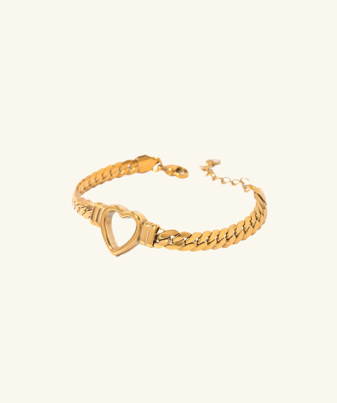 Heart Chain Bracelet