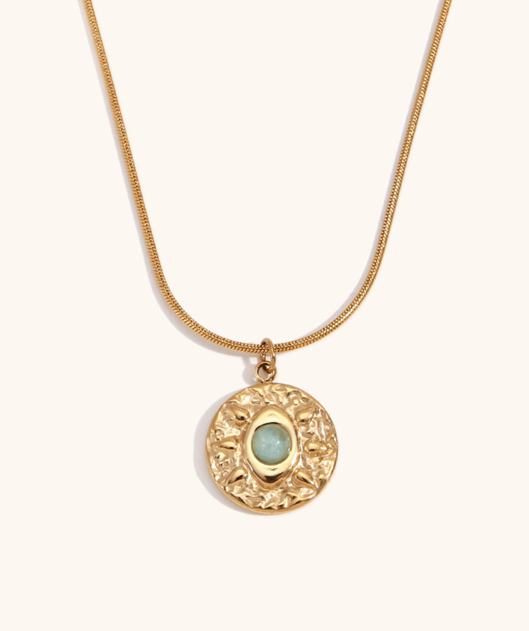 Amazonite Pendant Necklace