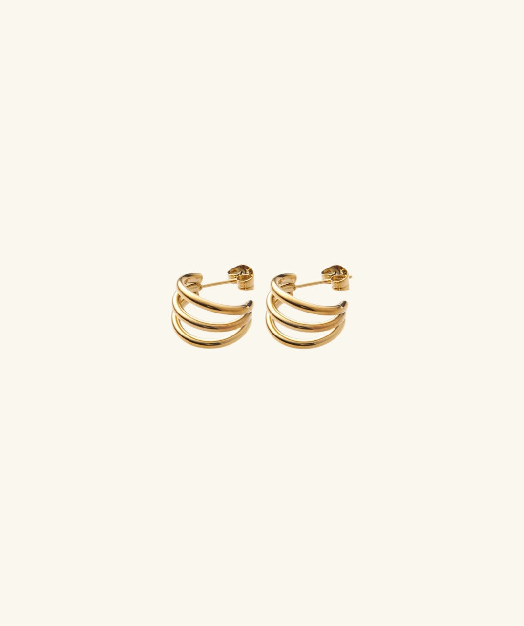 Gold & Silver Hoop Earrings