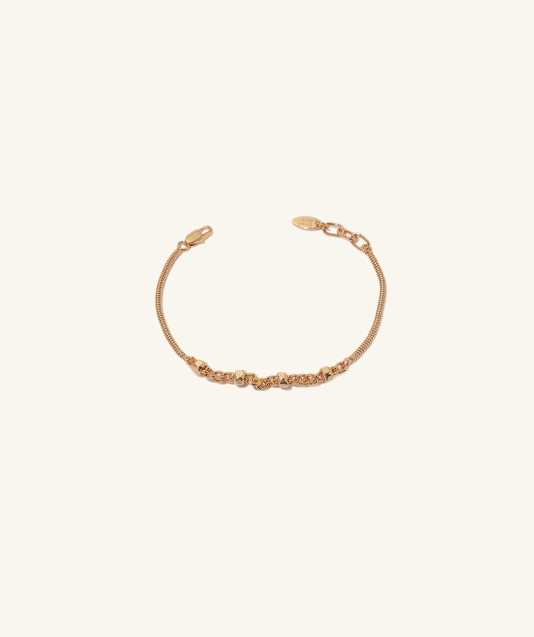 Screw Cap Chain Bracelet