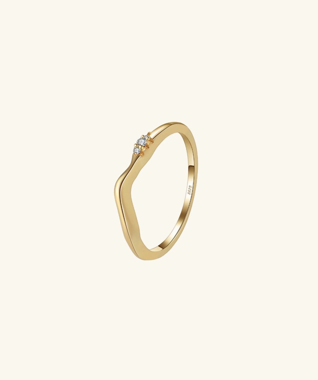 Irregular S925 Stackable Ring