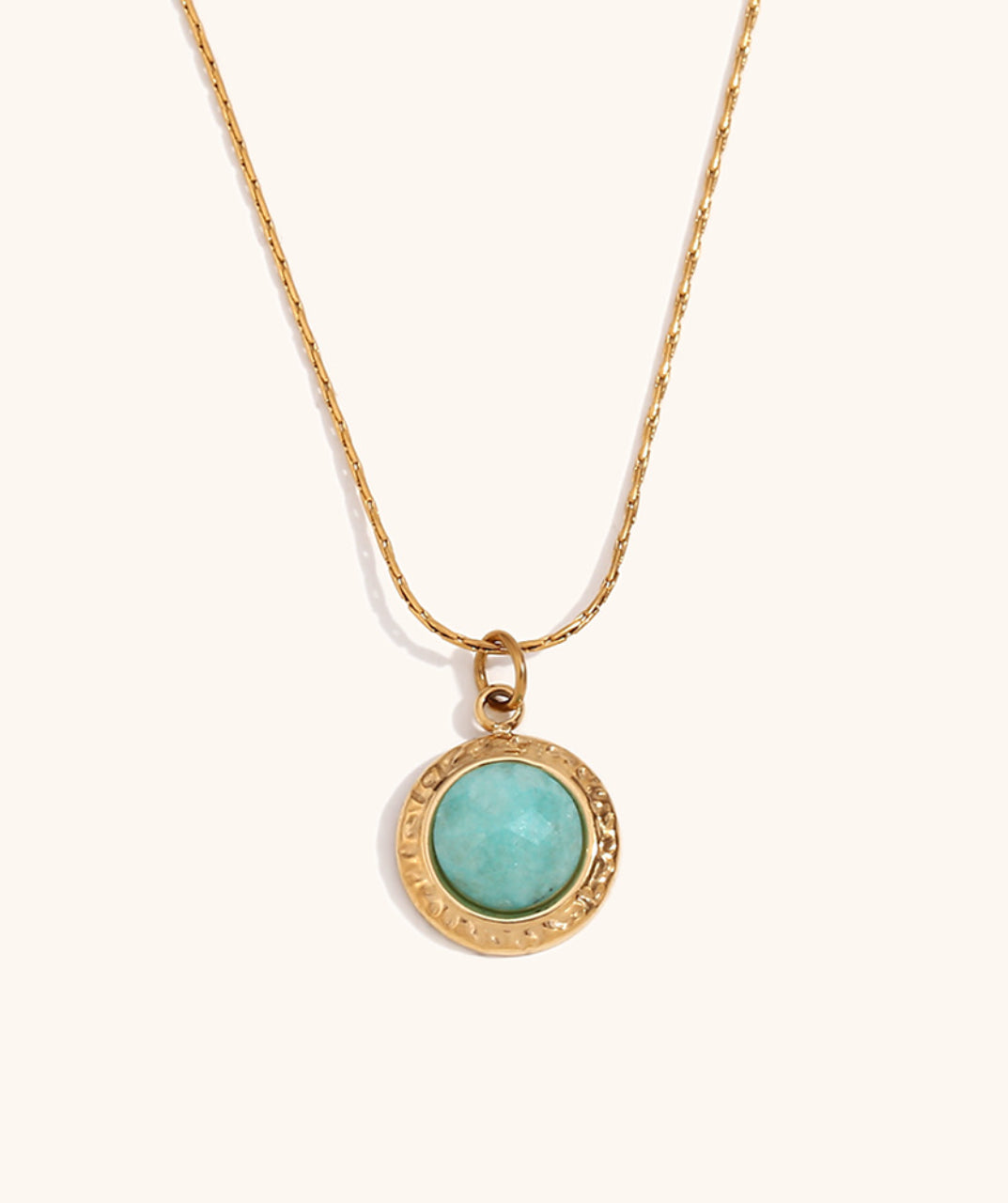 Amazonite Pendant Necklace