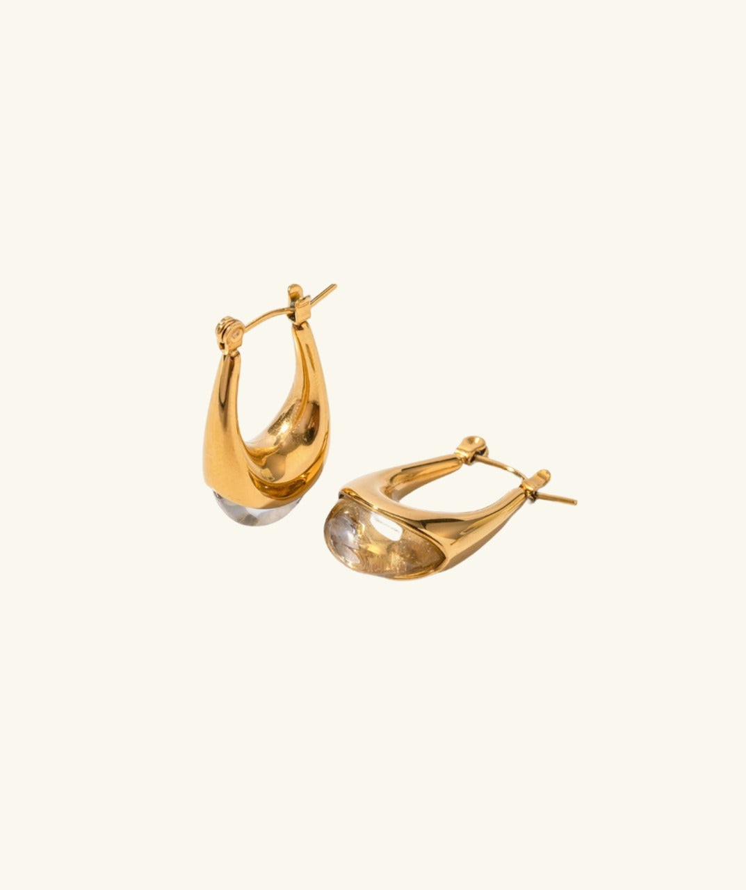 Gold Plated Hoop Earrings