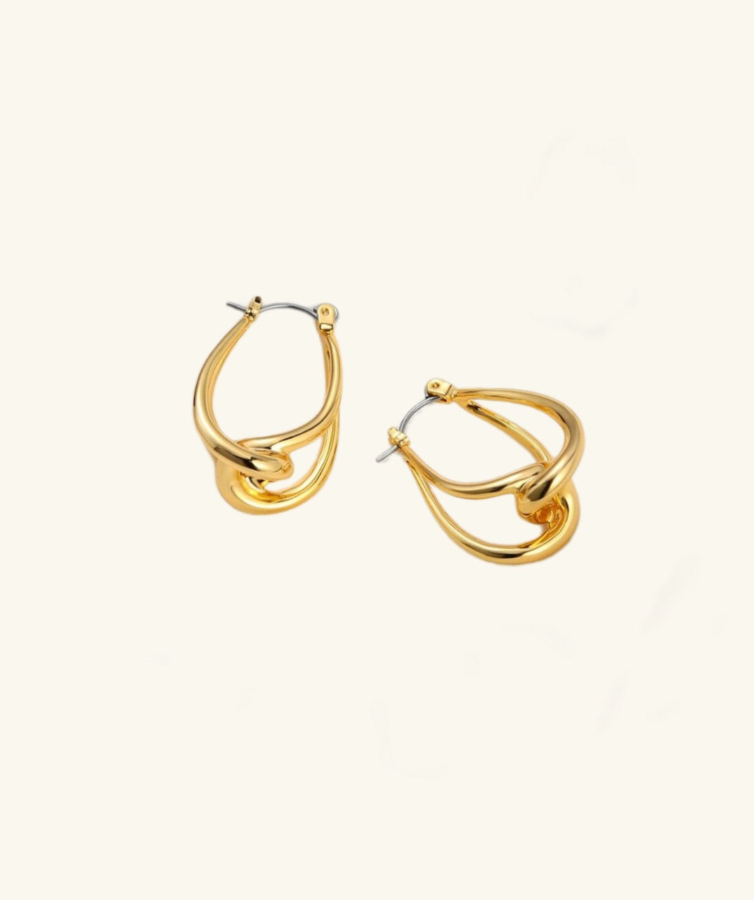 Golden Hoop Earrings