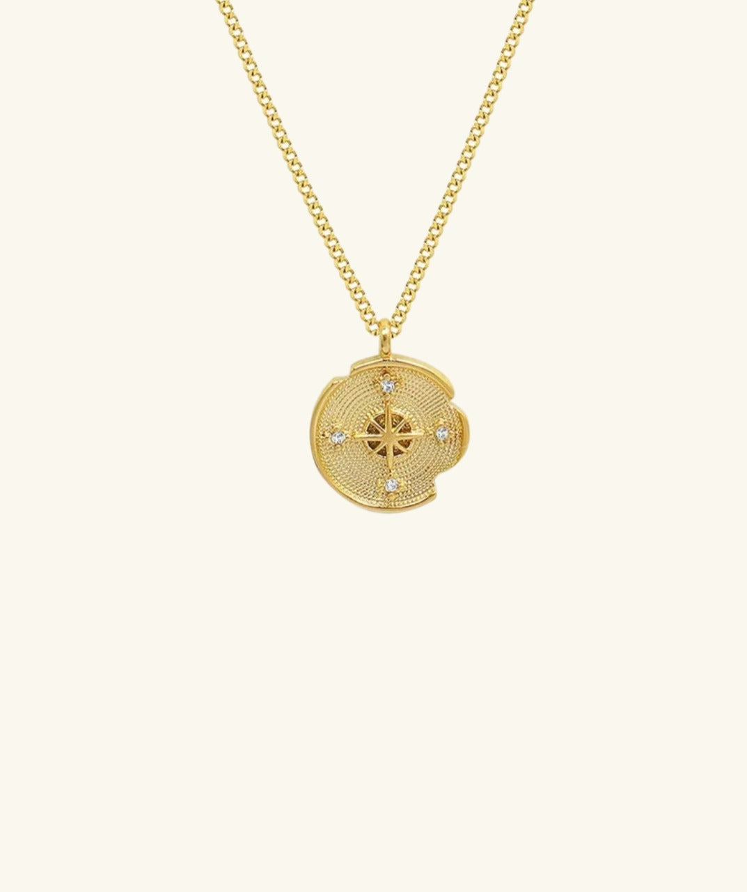 Octagonal Star Pendant Necklace