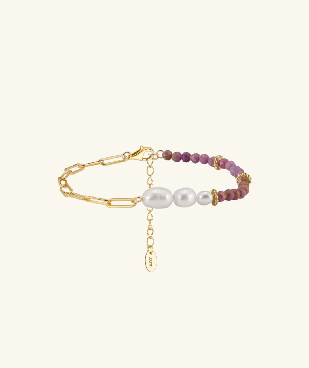 Pearl Purple Mica Bracelet