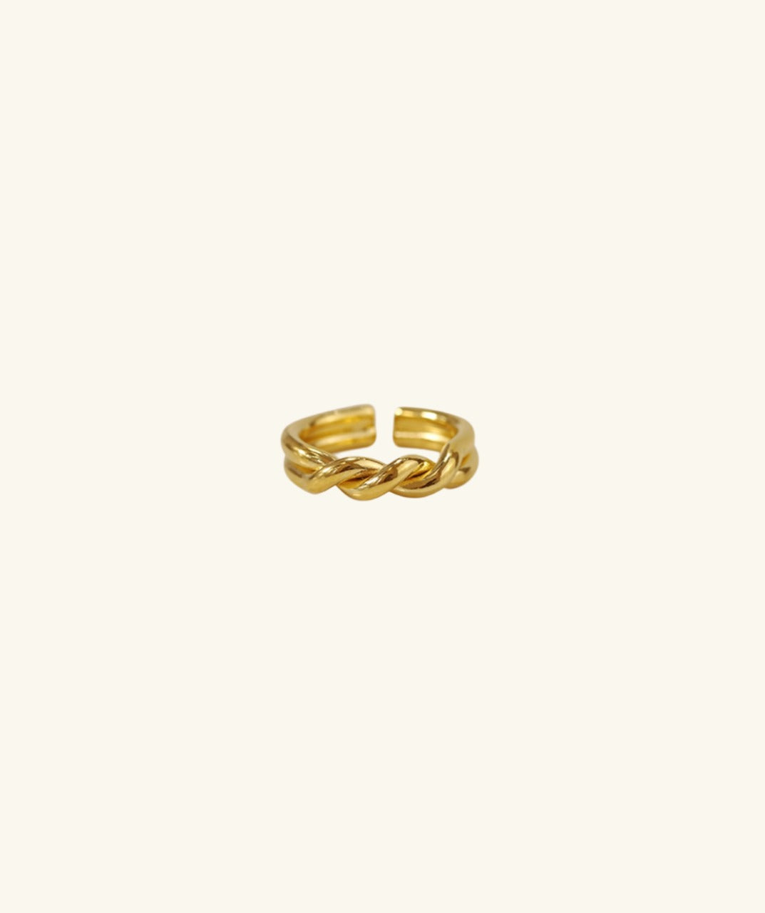 Entwined Brass Ring