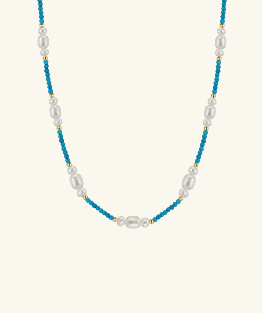 Turquoise Pearl Necklace