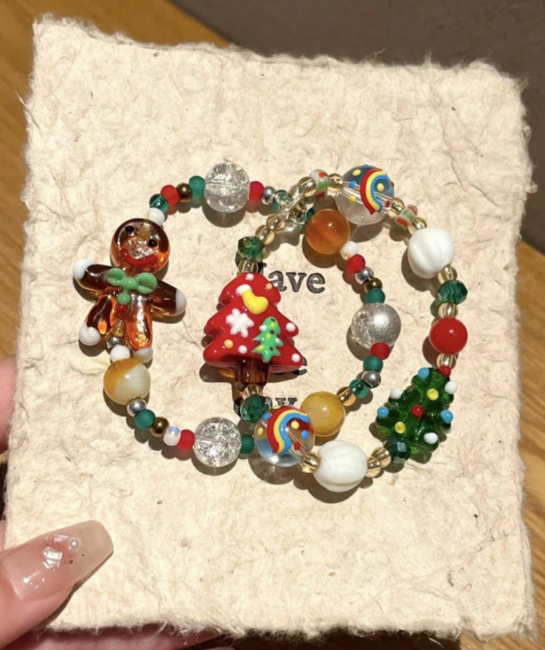 Christmas Magic Beaded Bracelet