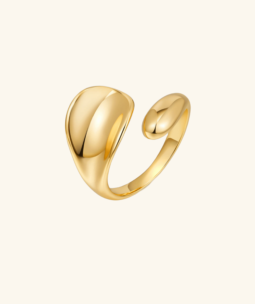 Open Gold Statement Ring