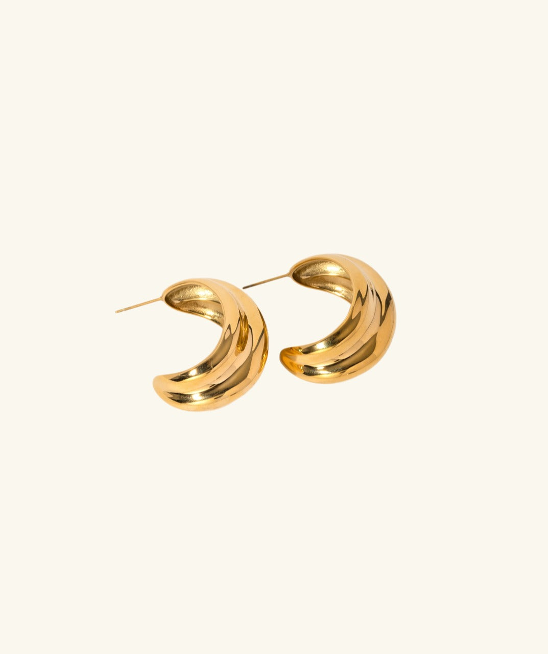 Elegant Gold Hoop Earrings