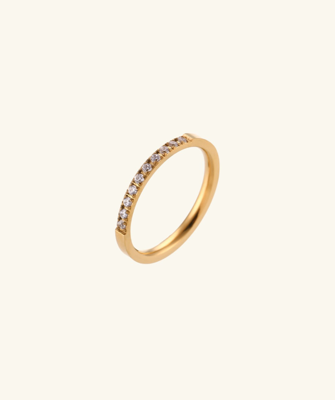 Pave Zircon Stackable Ring