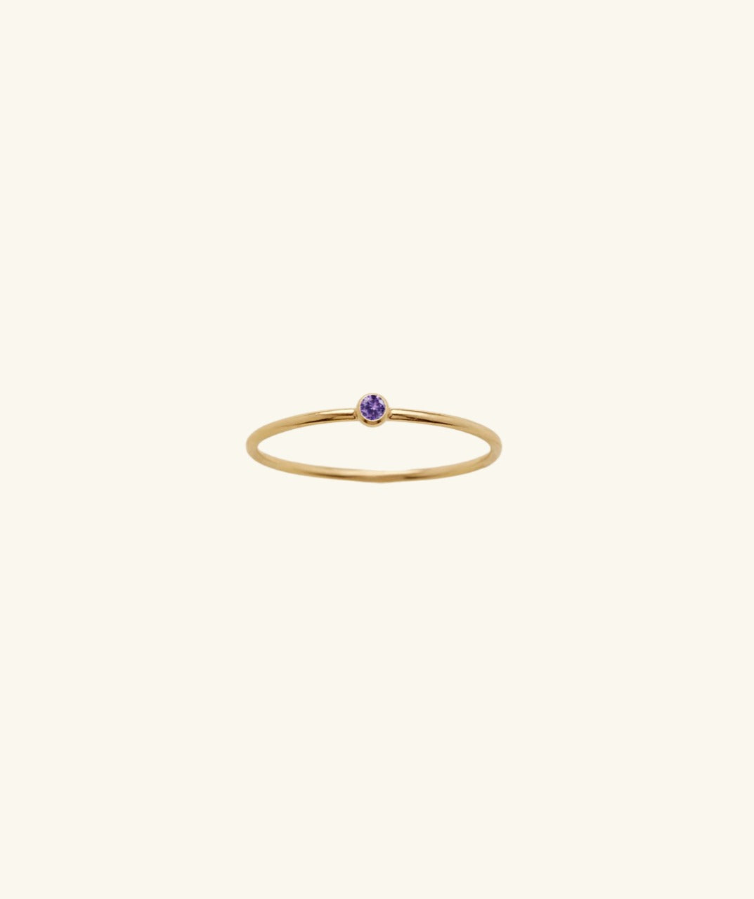 Birthstone Stackable Ring