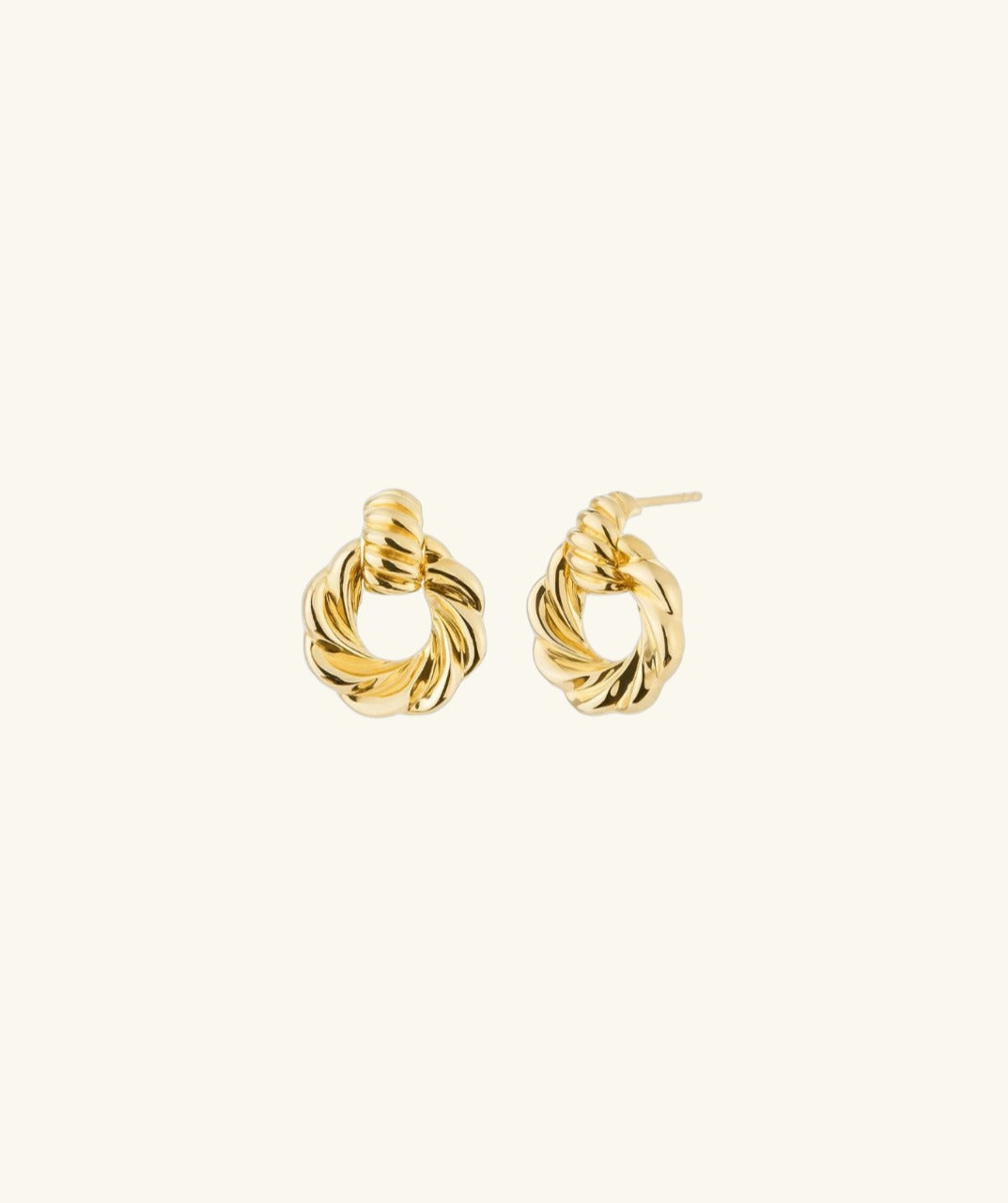 Gold-Plated Stud Earrings