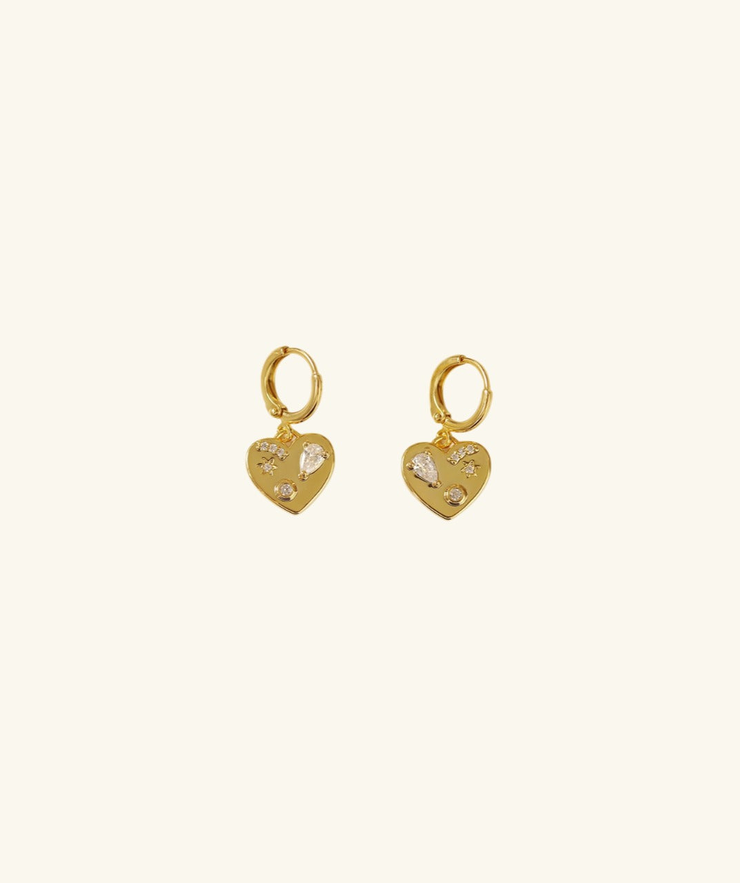 Heart Pendant Earrings