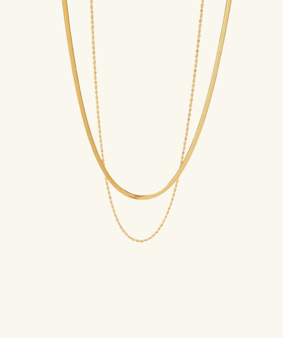 Layered Elegance Duo Necklace