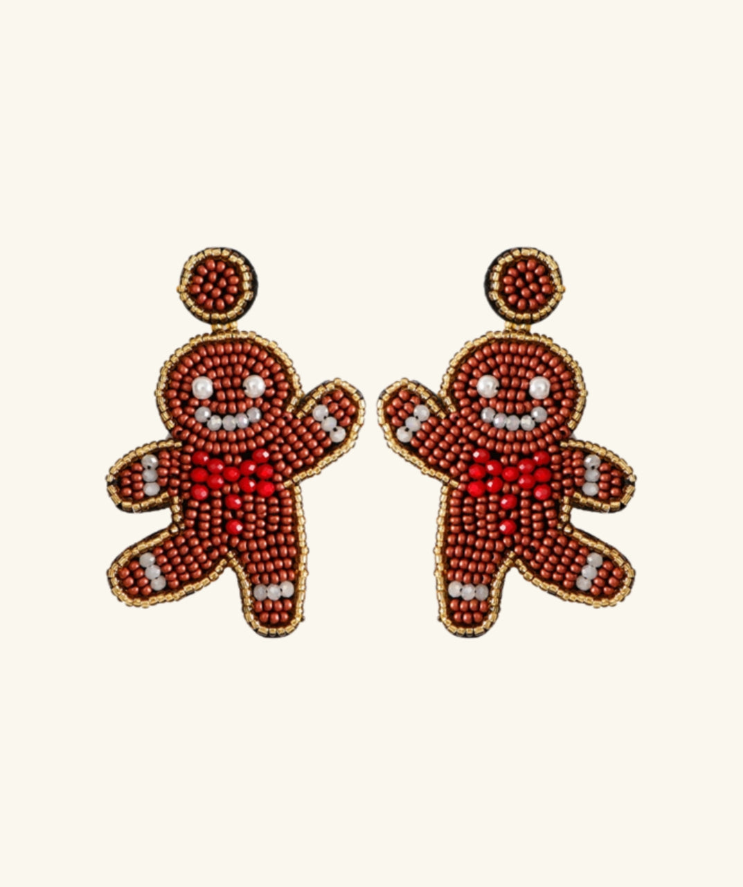 Sweet Gingerbread Man Earrings