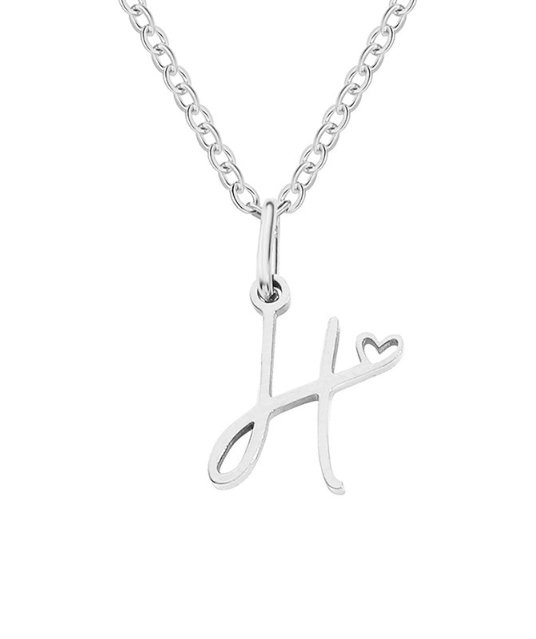 Letter Pendant Necklace