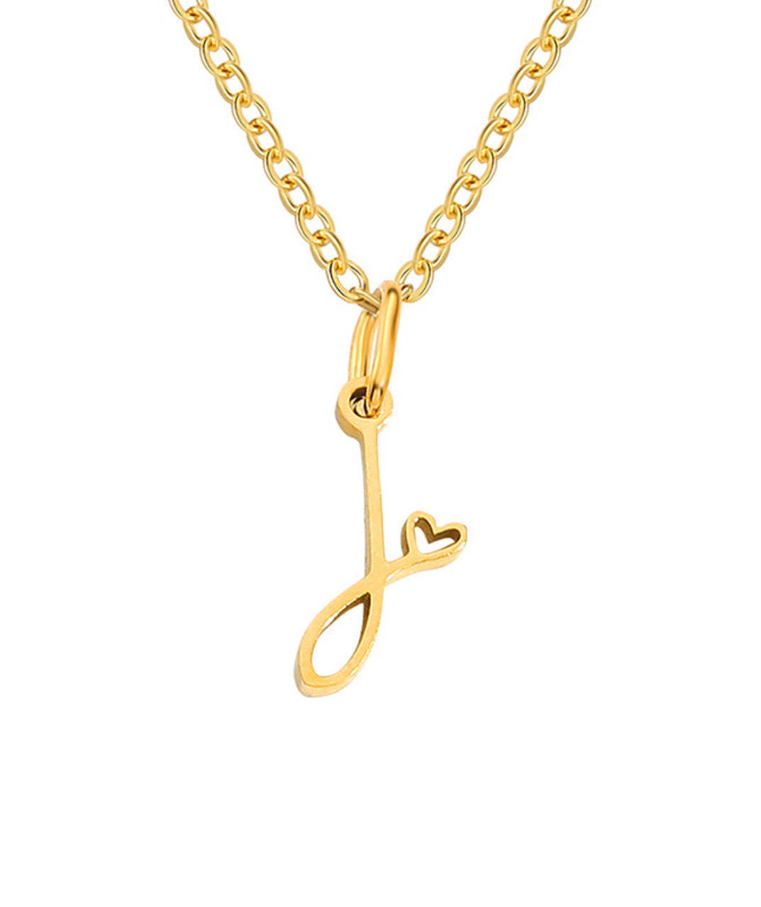 Letter Pendant Necklace