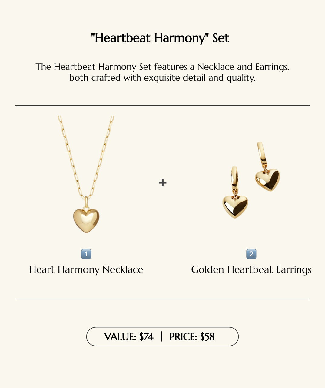 "Heartbeat Harmony" Set