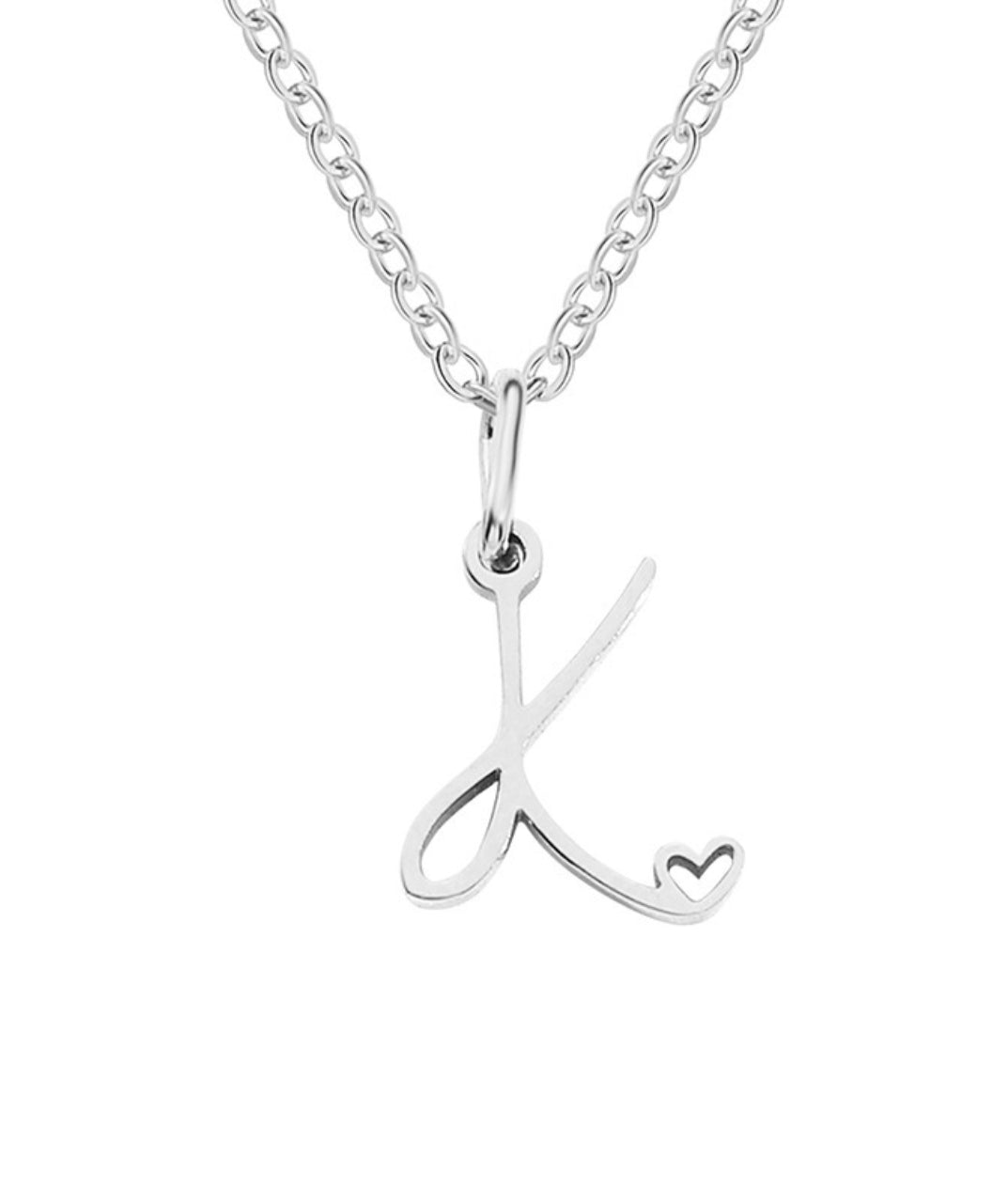 Letter Pendant Necklace