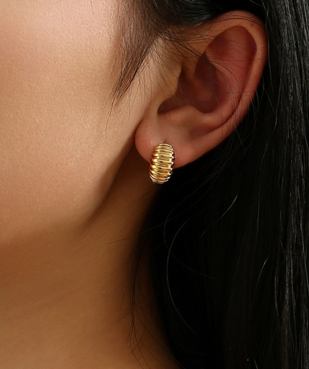 Helical Hoop Earrings