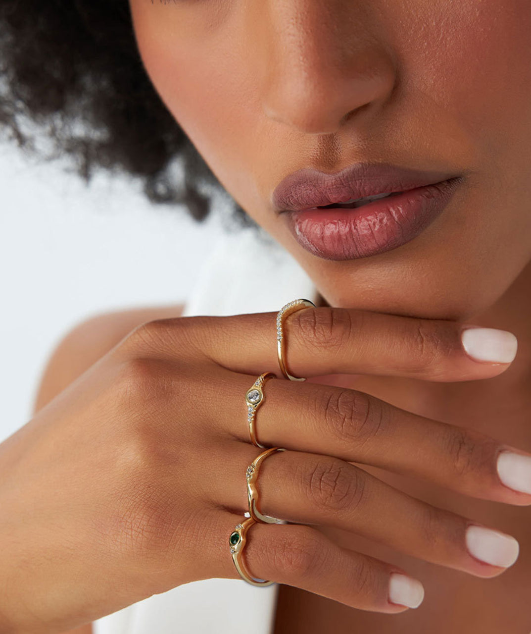 Irregular S925 Stackable Ring