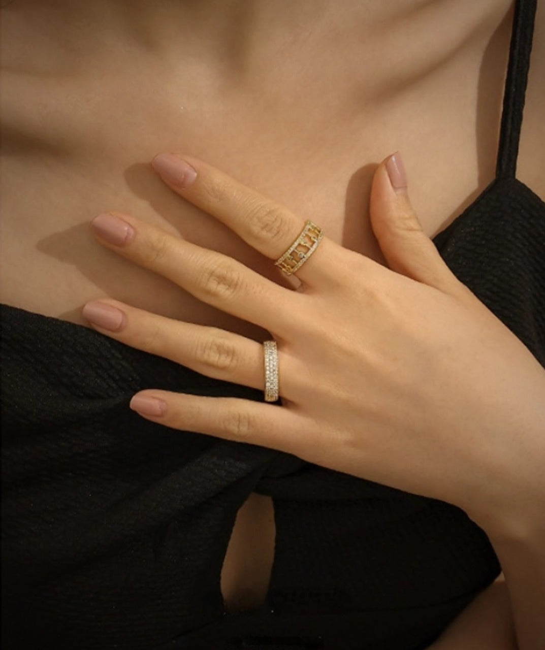 Exquisite Hollow Open Ring