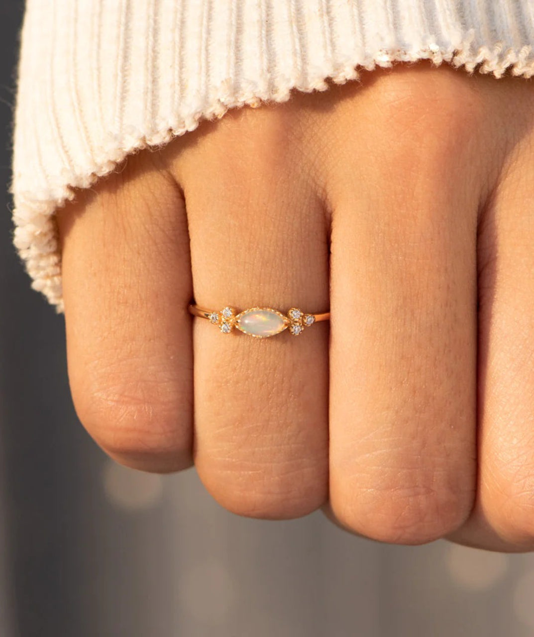 Opal Stackable Ring