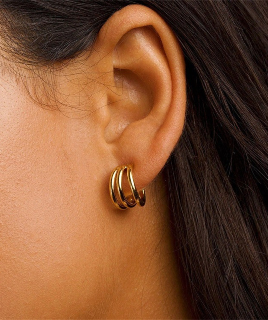 Gold & Silver Hoop Earrings