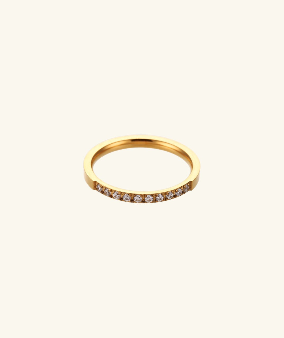 Pave Zircon Stackable Ring