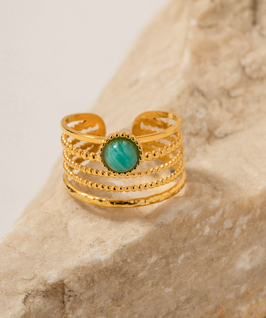 Layered Vintage Statement Ring