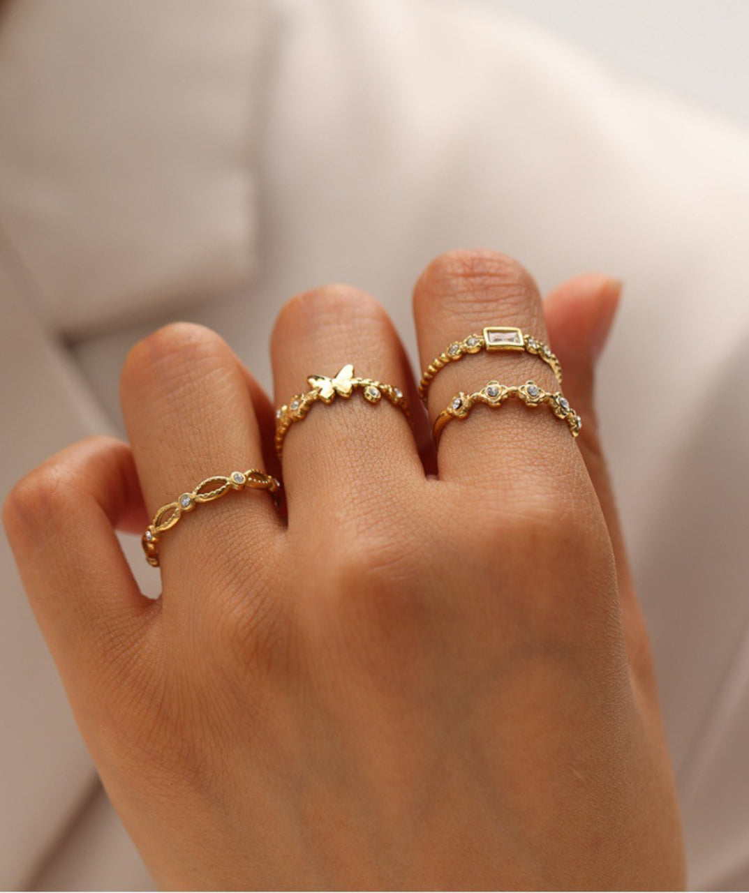 Elegant Stackable Ring