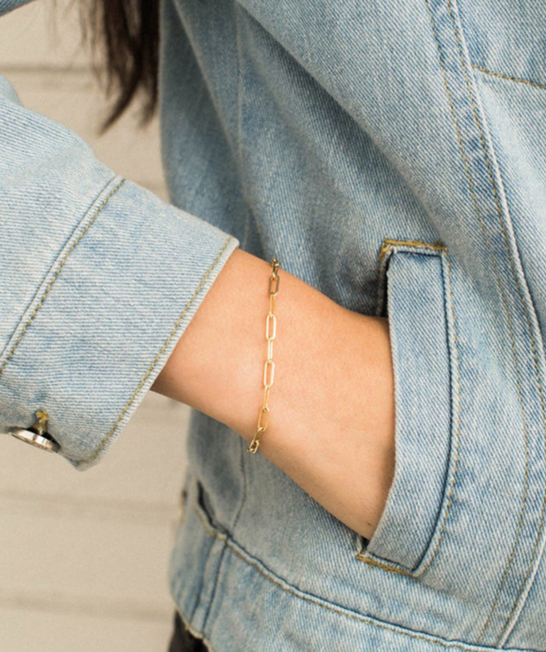 Paperclip Chain Bracelet