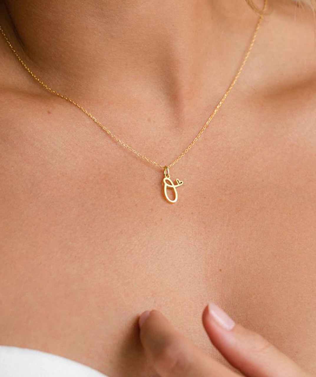 Letter Pendant Necklace