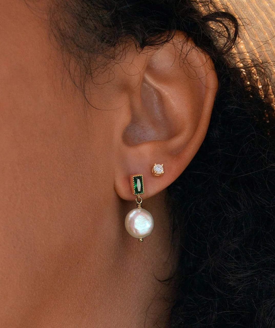 Baroque Pearl Drop Earrings