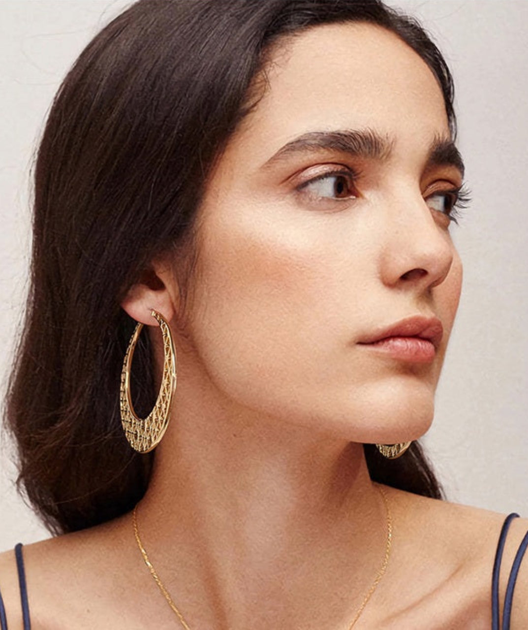 Hollow Round Hoop Earrings