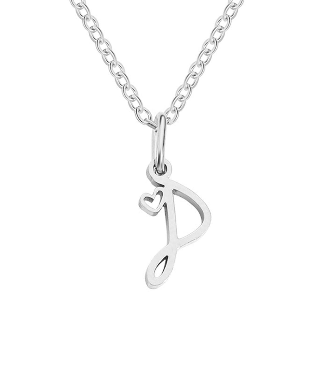 Letter Pendant Necklace