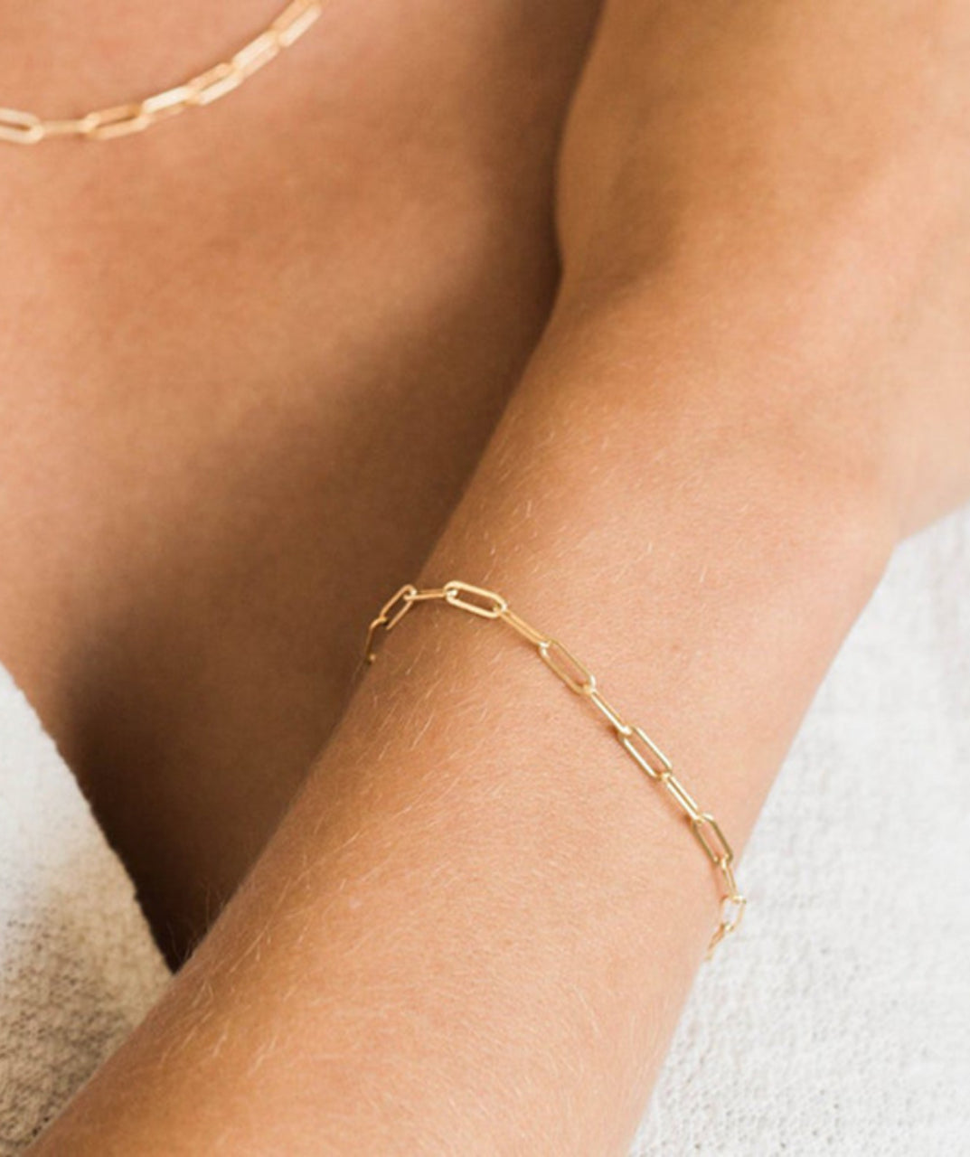 Paperclip Chain Bracelet