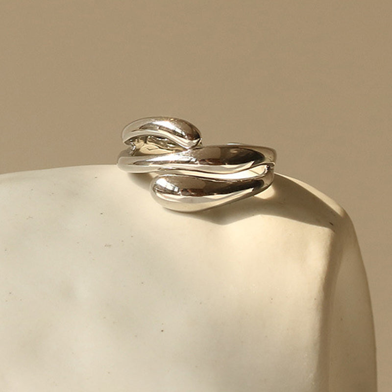 Entwined Open Statement Ring