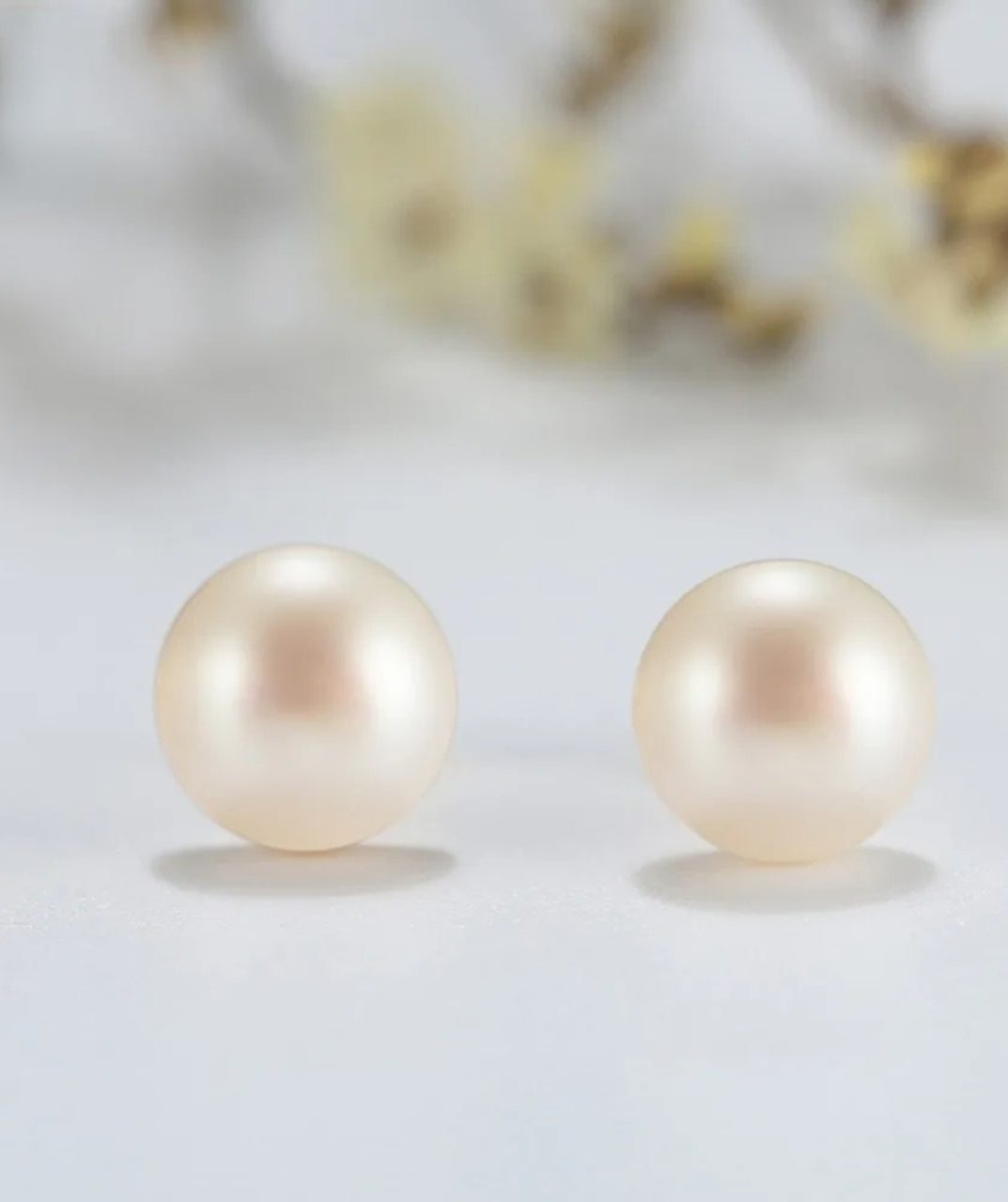 Pearl Stud Earrings