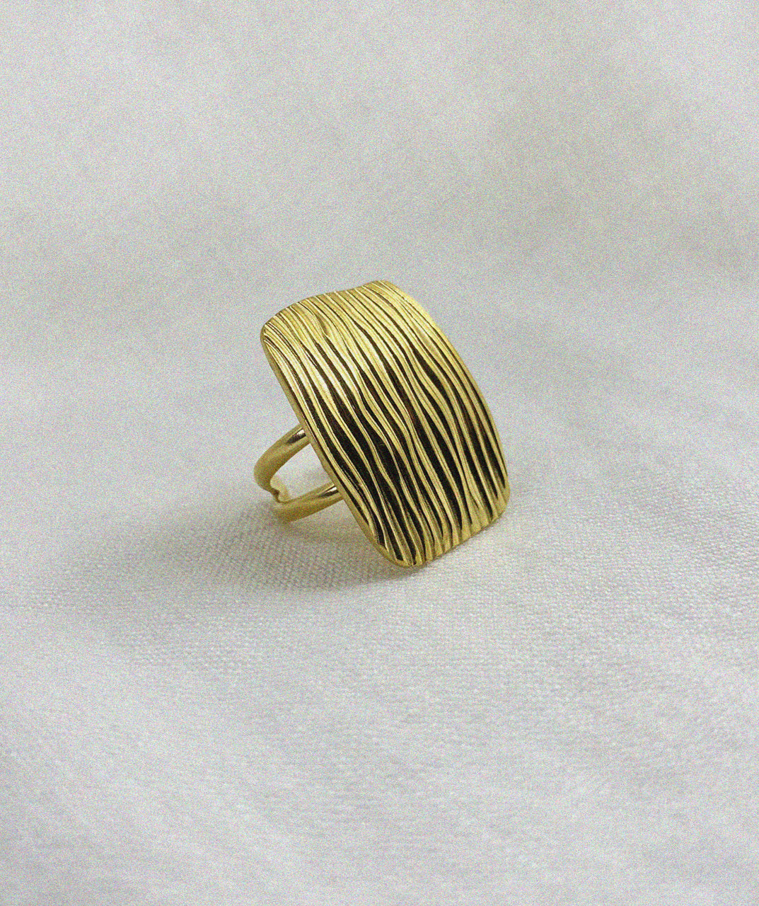 Geometric Texture Statement Ring