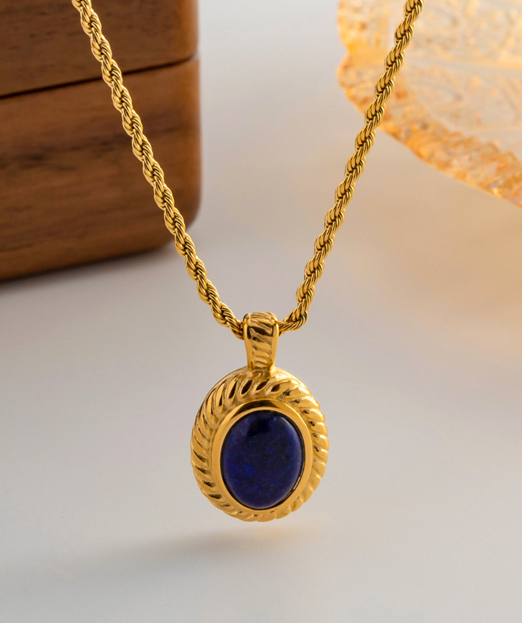 Lapis Lazuli Pendant Necklace