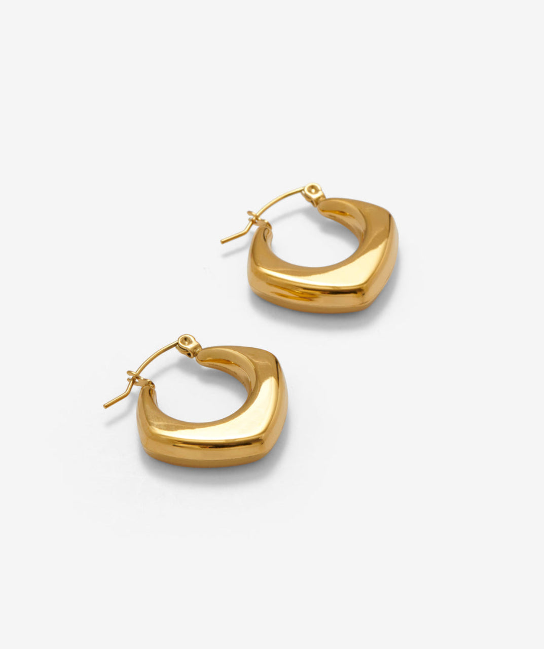 Gold-Plated Hoop Earrings